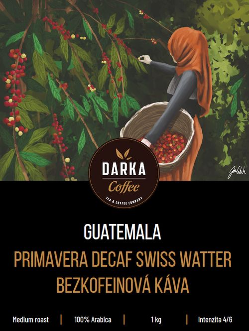 Guatemala Primavera Decaf Swiss Watter - bezkofeinová káva