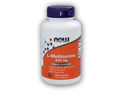 NOW Foods L-Methionine 500mg 100 rostlin. kapslí