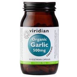 Viridian Garlic 500mg Organic - BIO 90 kapslí