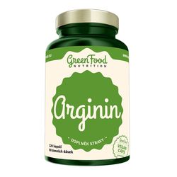 GreenFood Nutrition Arginin 120 vegan kapslí