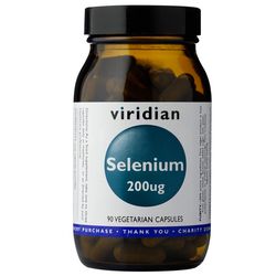 Viridian Selenium 200mcg 90 kapslí