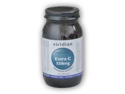 Viridian Extra C 550mg 90 kapslí (Vitamín C 550mg)