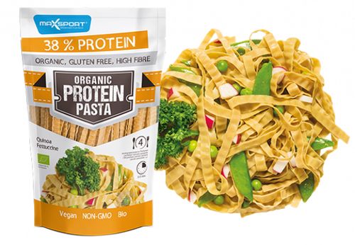 MAX SPORT s r.o. Organic Protein Pasta 200 g Zvolte variantu: Fettuccine z quinoi