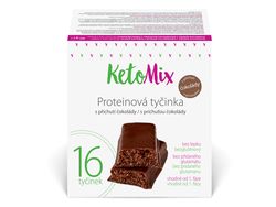 KetoMix Proteinové tyčinky s příchutí čokolády 16 x 40 g