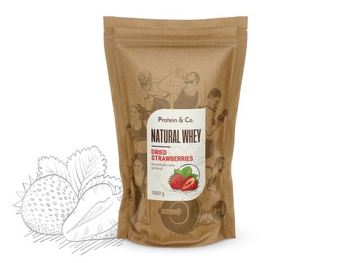 Protein&Co. Natural Whey 1 kg Příchuť 1: Italian cocoa, Množství: 500g