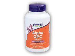 NOW Foods Alpha GPC 300mg 60 rostlinných kapslí
