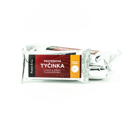 Protein&Co. Proteinová tyčinka -cookies and cream– 45 g