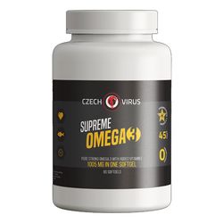 Czech Virus Supreme Omega 3 1000mg + Vit.E 90 kapslí