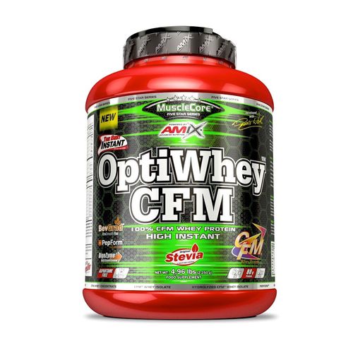 PROTEIN Amix MuscLe Core Five Star Series OptiWhey CFM Instant 2250g Varianta: double dutch chocolate