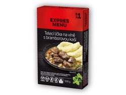 Expres Menu KM Telecí líčka s bramborovou kaší 500g