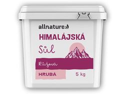 Allnature Himalájská sůl růžová hrubá 5kg