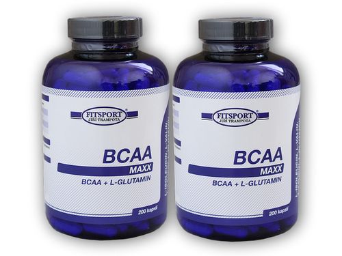 Fitsport 2x BCAA MAXX 200 kapslí