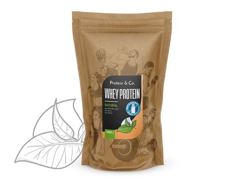 Protein&Co. Natural bezlaktózový CFM WHEY 1 kg