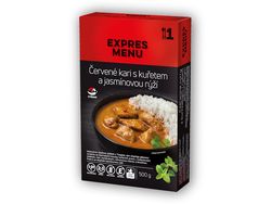 Expres Menu KM Červené kari s kuřetem a jasmín. rýží 500g