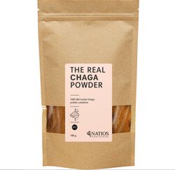 Natios Houba Chaga Mletá – Rezavec šikmý BIO 100 g