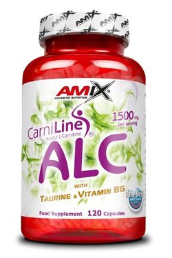 Amix ALC with Taurine + Vitamin B6 120 kapslí