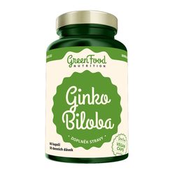 GreenFood Nutrition Ginkgo biloba 60 vegan kapslí