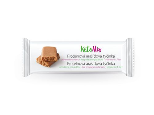 KetoMix Proteinové arašídové tyčinky 14 x 40 g