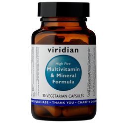 Viridian High Five Multivitamin + Mineral 60 kapslí