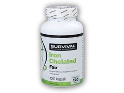 Survival Iron Chelated Fair Power 120 kapslí