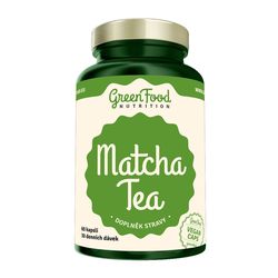 GreenFood Nutrition Matcha Tea 60 vegan kapslí