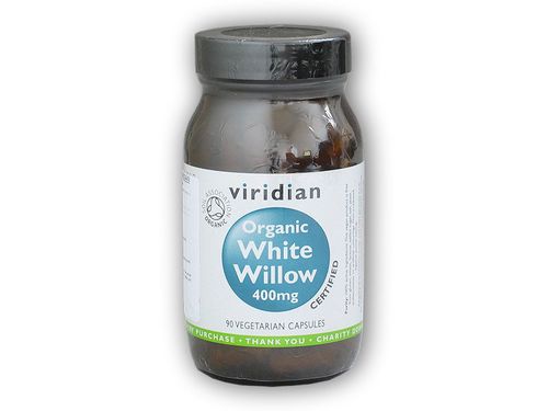 Viridian White Willow Bark 400mg Organic - BIO 90 cps