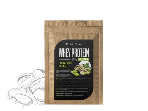Protein&Co. CFM WHEY PROTEIN 80 - 30 g Příchuť 1: hazelnut treat