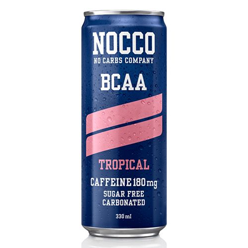 NOCCO BCAA 330 ml – 4 příchutě Příchuť 1: Tropical
