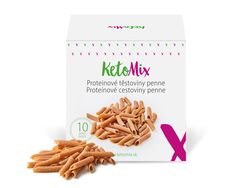 KetoMix Proteinové těstoviny penne (10 porcí) 300 g
