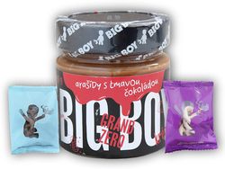 BigBoy Grand zero s tmavou čokoládou 250g + preclíky