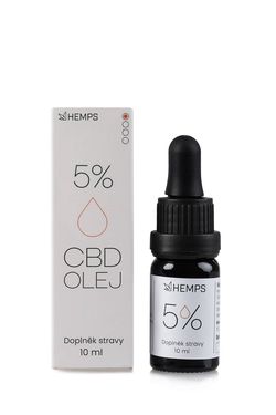 Hemps CBD olej 5%, 10 ml