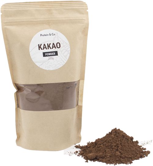 Protein&Co. Kakaový prášek 10–12 % tuku Váha: 400 g
