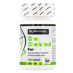 Survival Zinc Chelated Fair Power 100 tablet