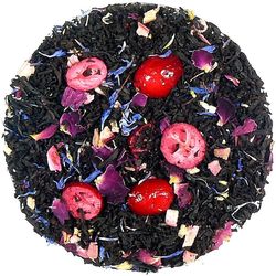 Brusinka - Růže - černý aromatizovaný čaj