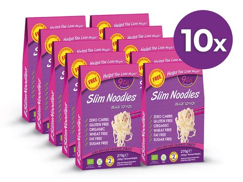 Slim Pasta Výhodný balíček Slim Pasta Noodles (10 ks) 2 500 g