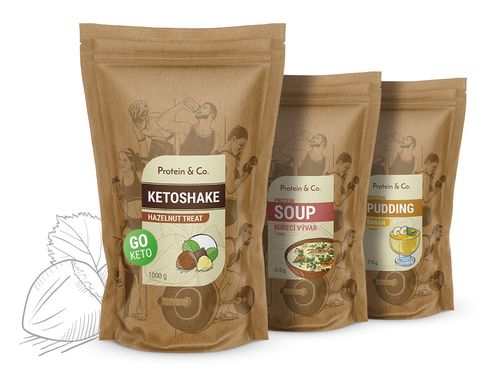 Ketoshake s překvapením Vyberte příchuť -: Biscuit cookie