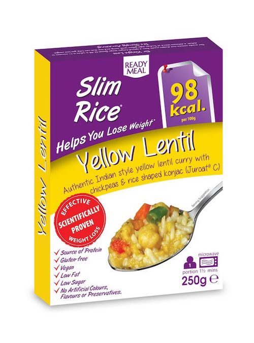 Slim Rice  Hotové jídlo s omáčkou na indický způsob - Rice Yellow Lentil 250 g