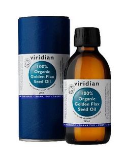 Viridian Golden Flax Seed Oil Organic - BIO 200ml