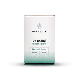 Vaginální konopné čípky ks: 5 kusů