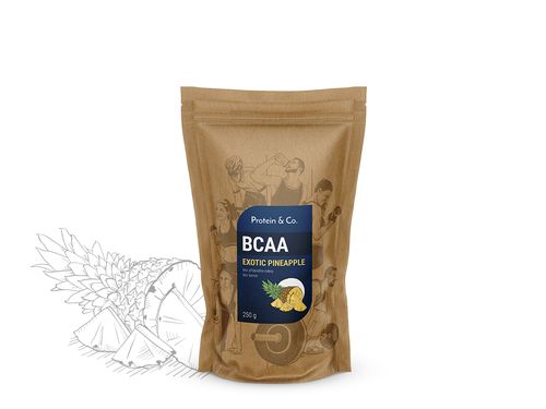 Protein&Co. INSTANT BCAA 2:1:1 250g Příchuť 1: exotic pineapple, Váha: 250 g