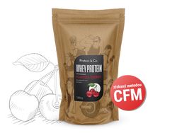 Protein&Co. WHEY PROTEIN 80 1000 g Příchuť 1: playful cherry