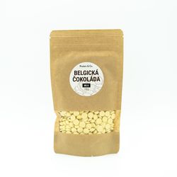 Protein&Co. Bílá belgická čokoláda (pecky) Váha: 500 g