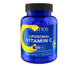 NATIOS Vitamin C Liposomální, 500 mg, 60 veganských kapslí