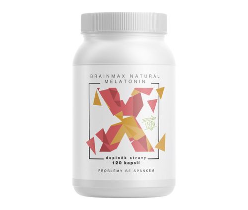 BrainMax Natural Melatonin 120 kapslí