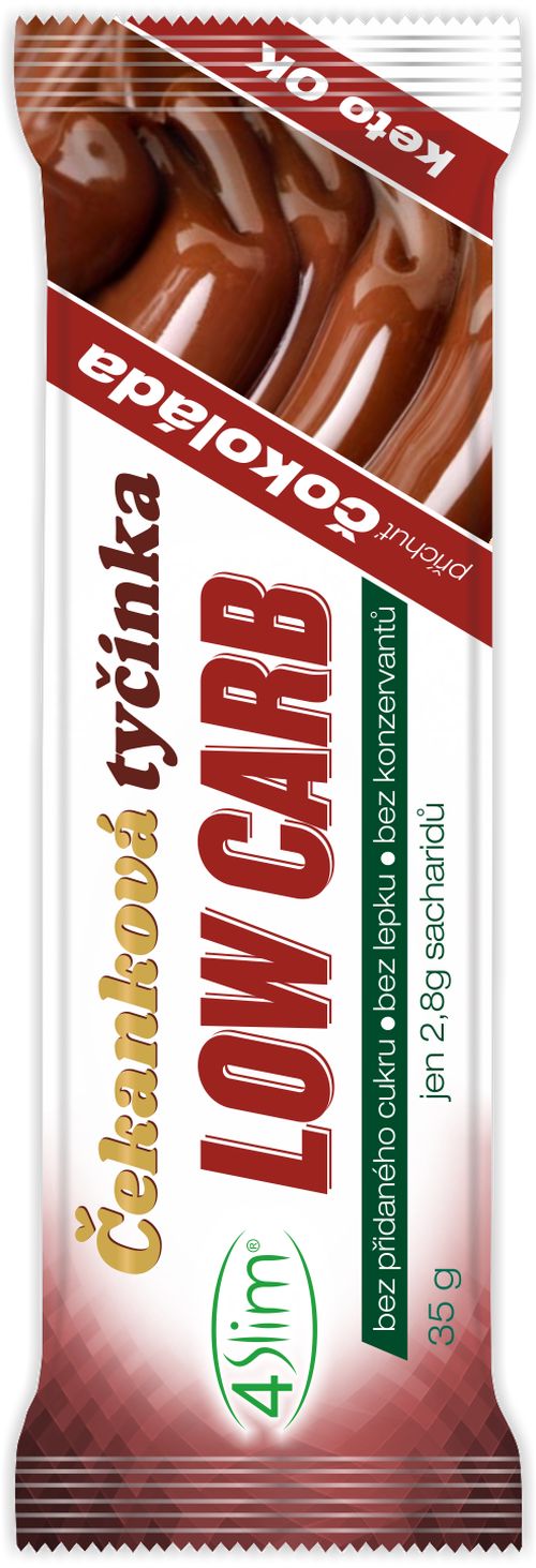 4Slim Čekanková tyčinka Low Carb 35g čokoláda