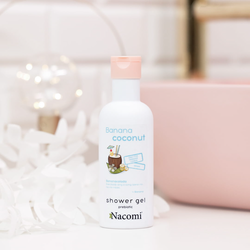 Nacomi - Sprchový gel, banán - kokos, 300 ml