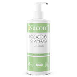 Nacomi - Přírodní šampon s keratinem a avokádovým olejem, 250 ml