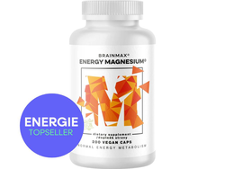 BrainMax Energy Magnesium, 1000 mg, Hořčík Malát 200 mg, 200 kapslí