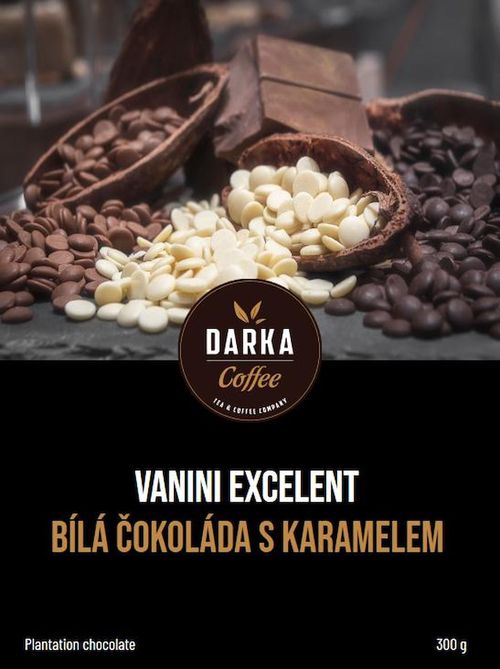 Vanini Excelent bílá čokoláda s karamelem - 300g