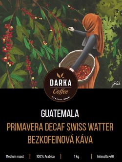 Guatemala Primavera Decaf Swiss Watter - bezkofeinová káva